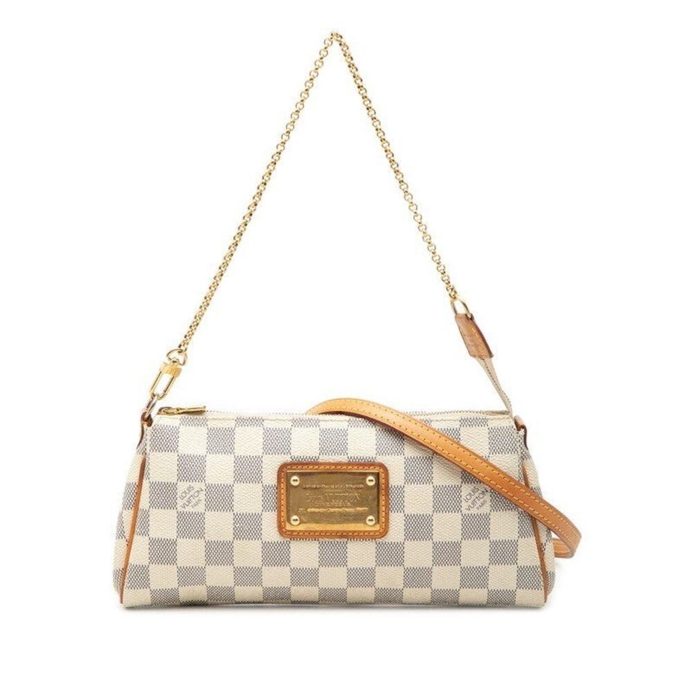 Louis Vuitton Damier Azur Eva Shoulder Bag White
